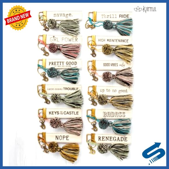 Amazon.com: Anezus 100Pcs Craft Tassel Set - 50 Tassels, 25  Canvas Tassel Keychain Set with Lobster Clasp, 50 Count, Cotton Material